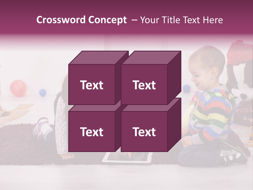 Tablet Talk Daycare PowerPoint Template