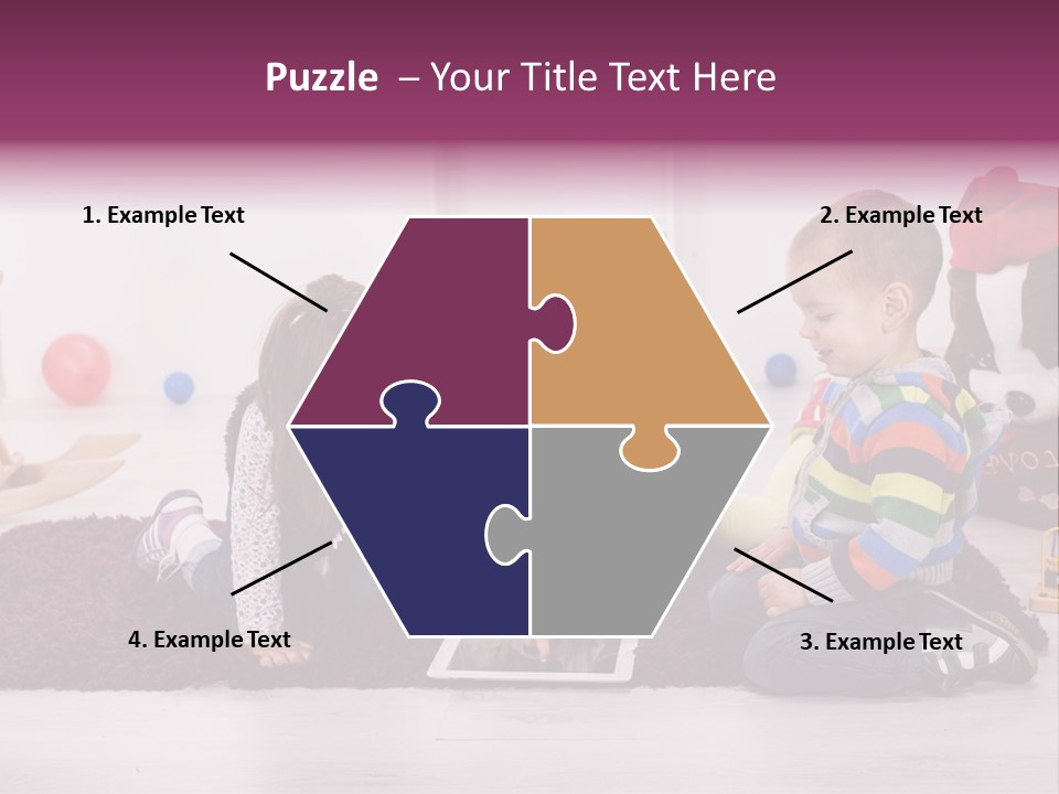 Tablet Talk Daycare PowerPoint Template