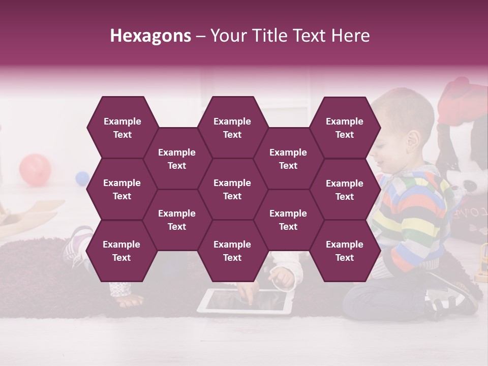 Tablet Talk Daycare PowerPoint Template