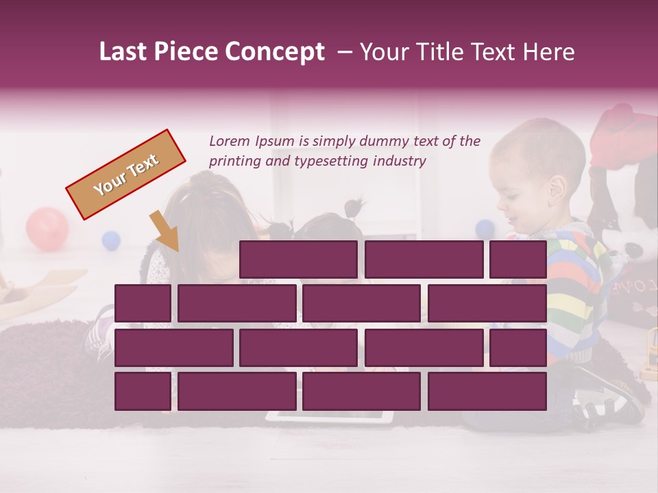 Tablet Talk Daycare PowerPoint Template