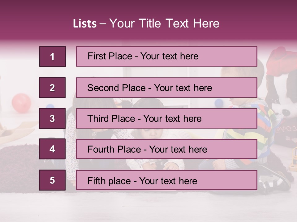 Tablet Talk Daycare PowerPoint Template