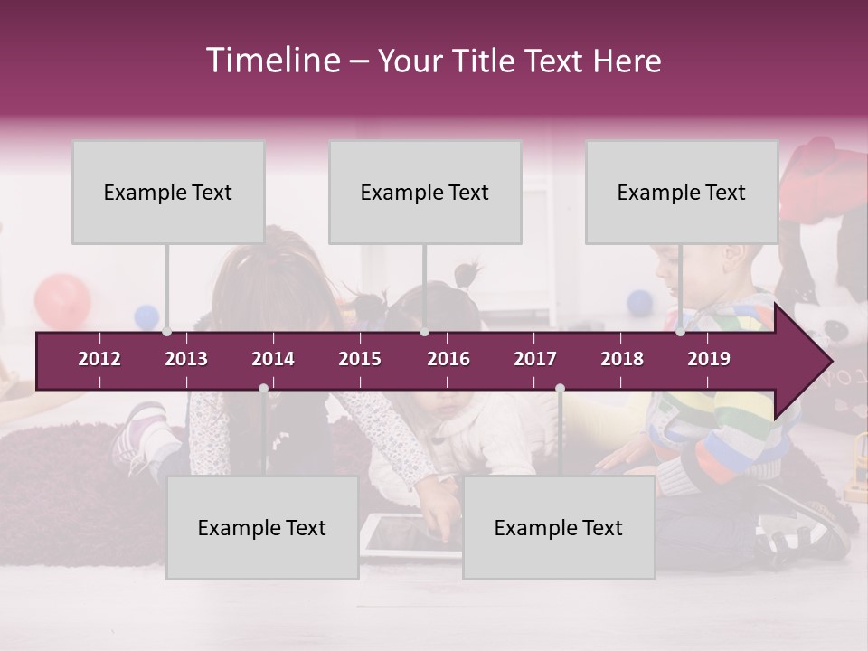 Tablet Talk Daycare PowerPoint Template