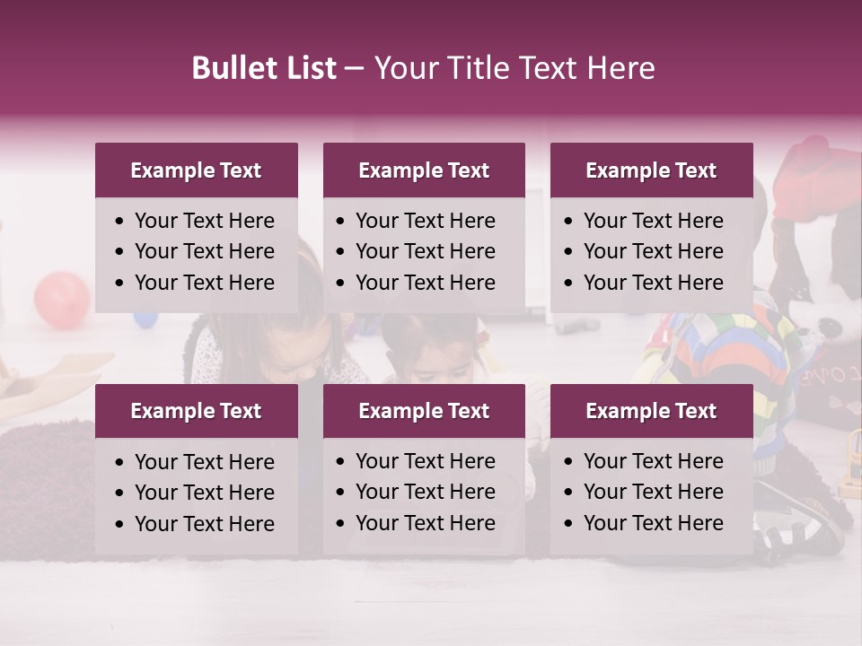 Tablet Talk Daycare PowerPoint Template