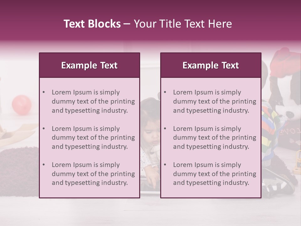 Tablet Talk Daycare PowerPoint Template