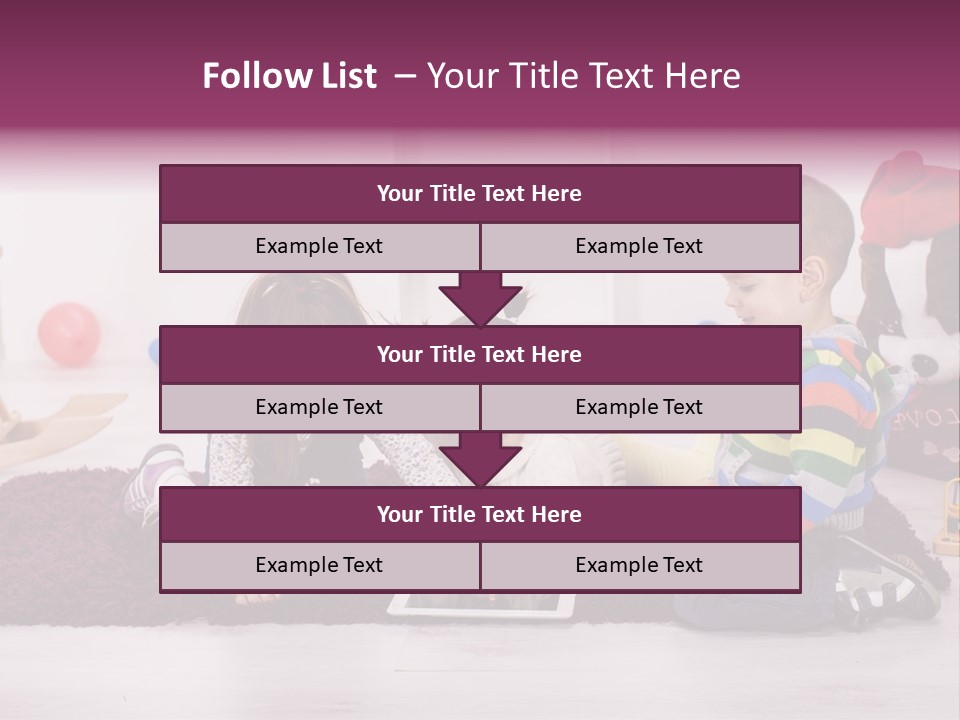 Tablet Talk Daycare PowerPoint Template