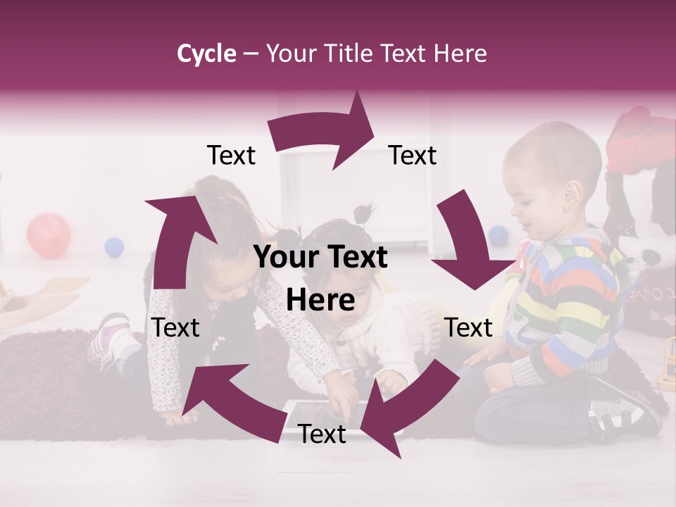 Tablet Talk Daycare PowerPoint Template