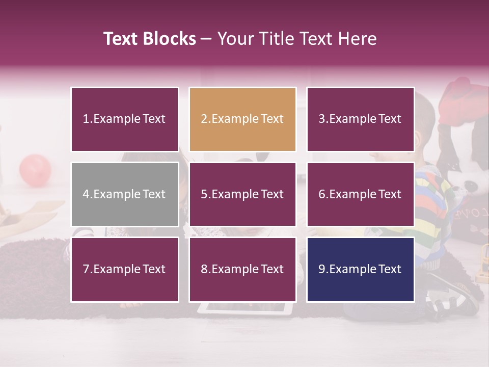 Tablet Talk Daycare PowerPoint Template