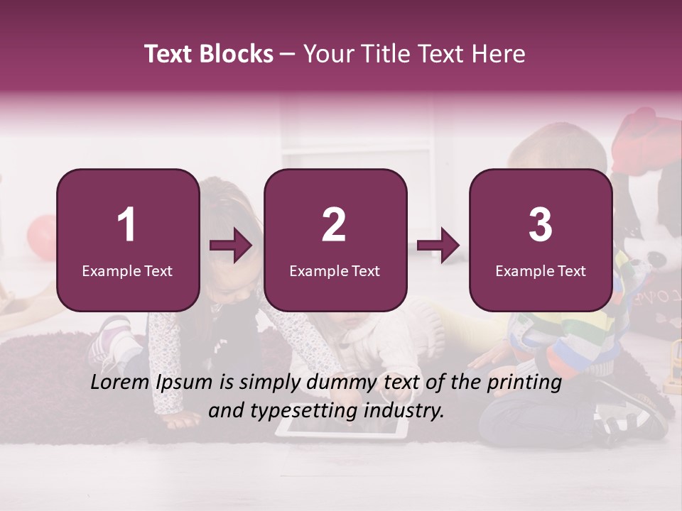 Tablet Talk Daycare PowerPoint Template