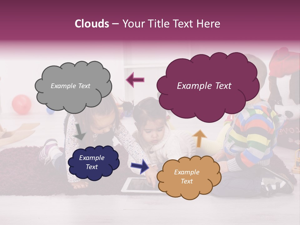 Tablet Talk Daycare PowerPoint Template