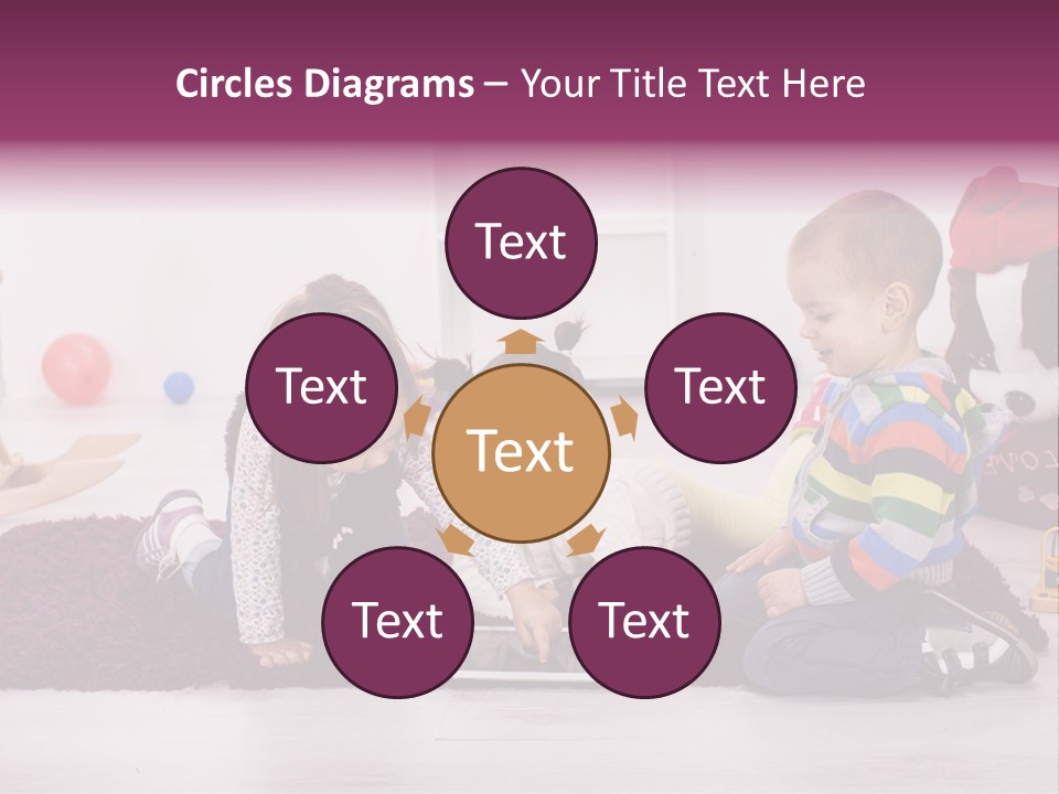 Tablet Talk Daycare PowerPoint Template
