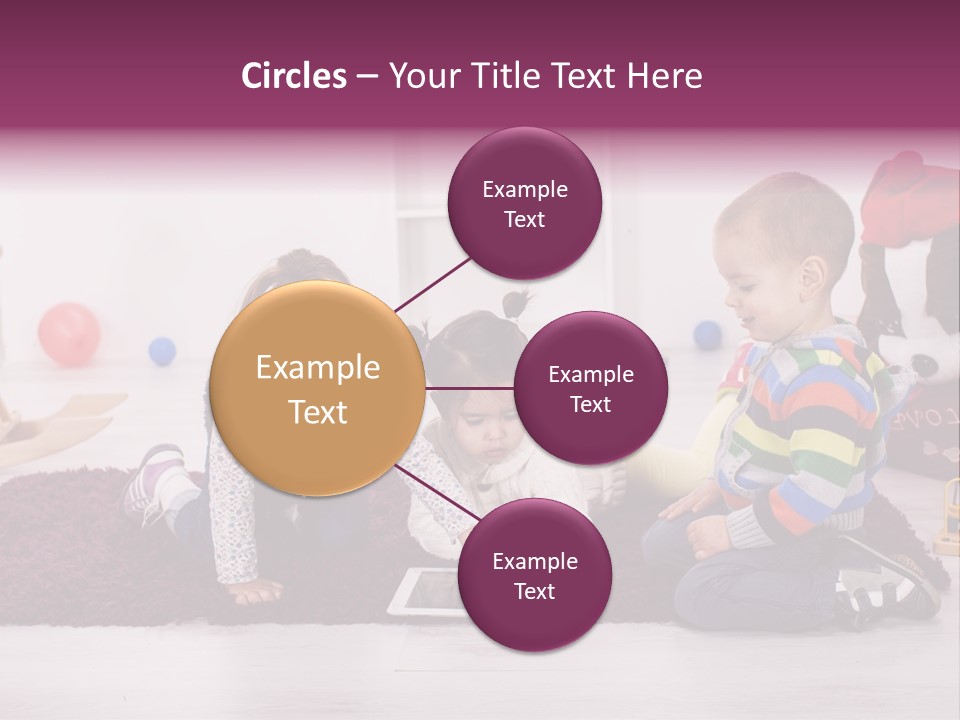 Tablet Talk Daycare PowerPoint Template