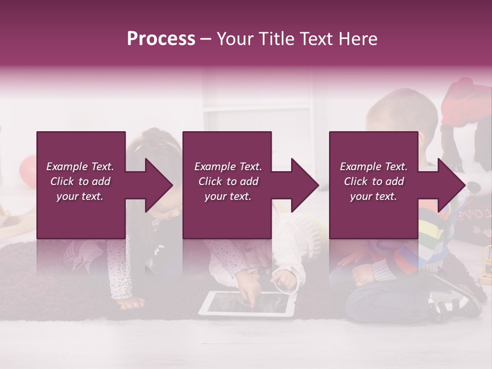 Tablet Talk Daycare PowerPoint Template