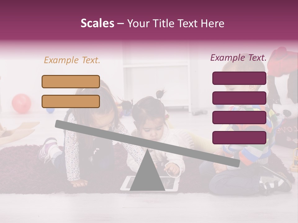 Tablet Talk Daycare PowerPoint Template