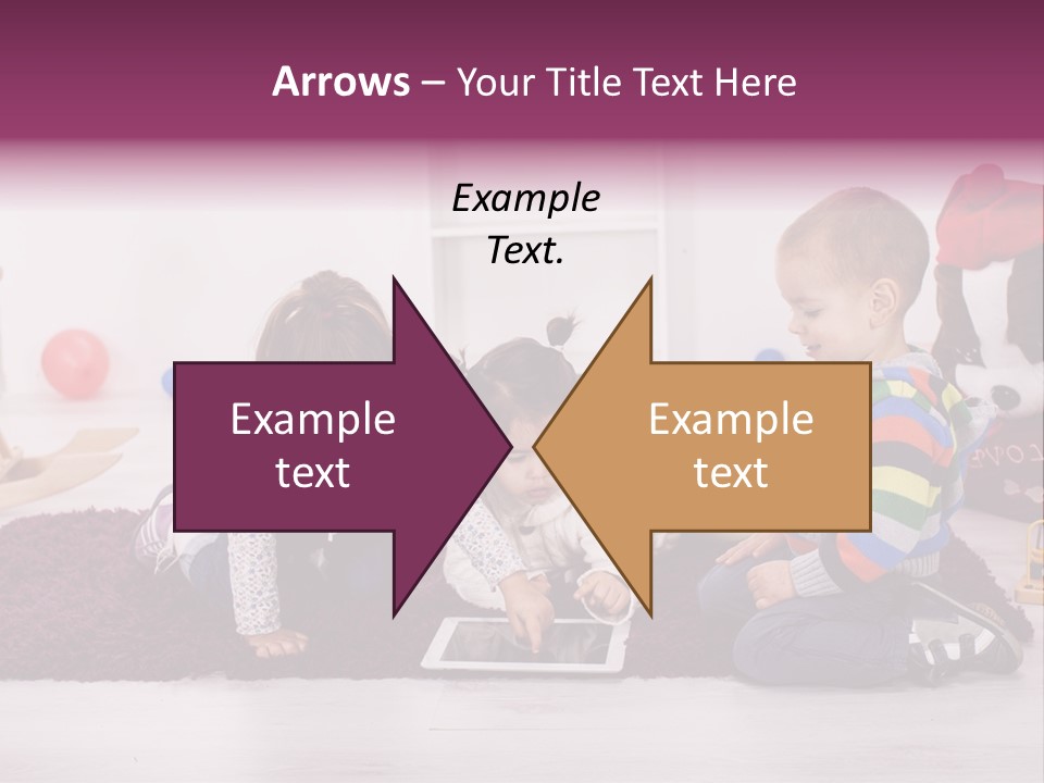 Tablet Talk Daycare PowerPoint Template