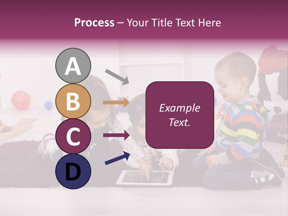 Tablet Talk Daycare PowerPoint Template