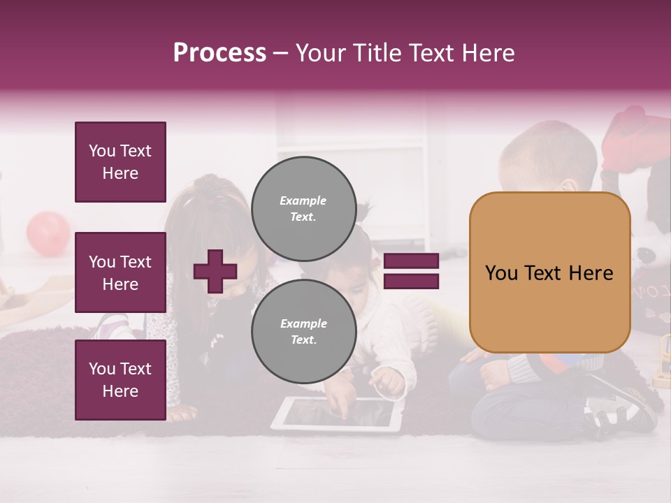Tablet Talk Daycare PowerPoint Template