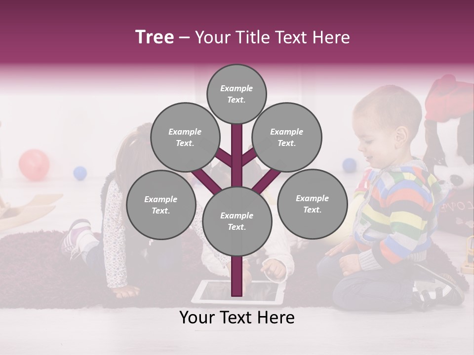 Tablet Talk Daycare PowerPoint Template