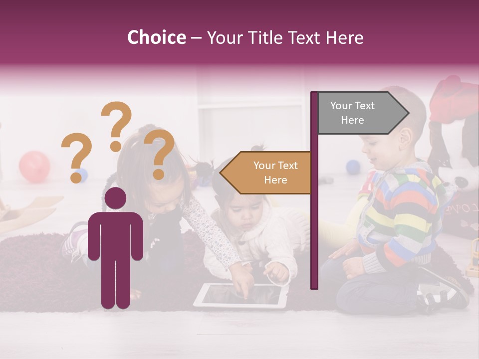 Tablet Talk Daycare PowerPoint Template