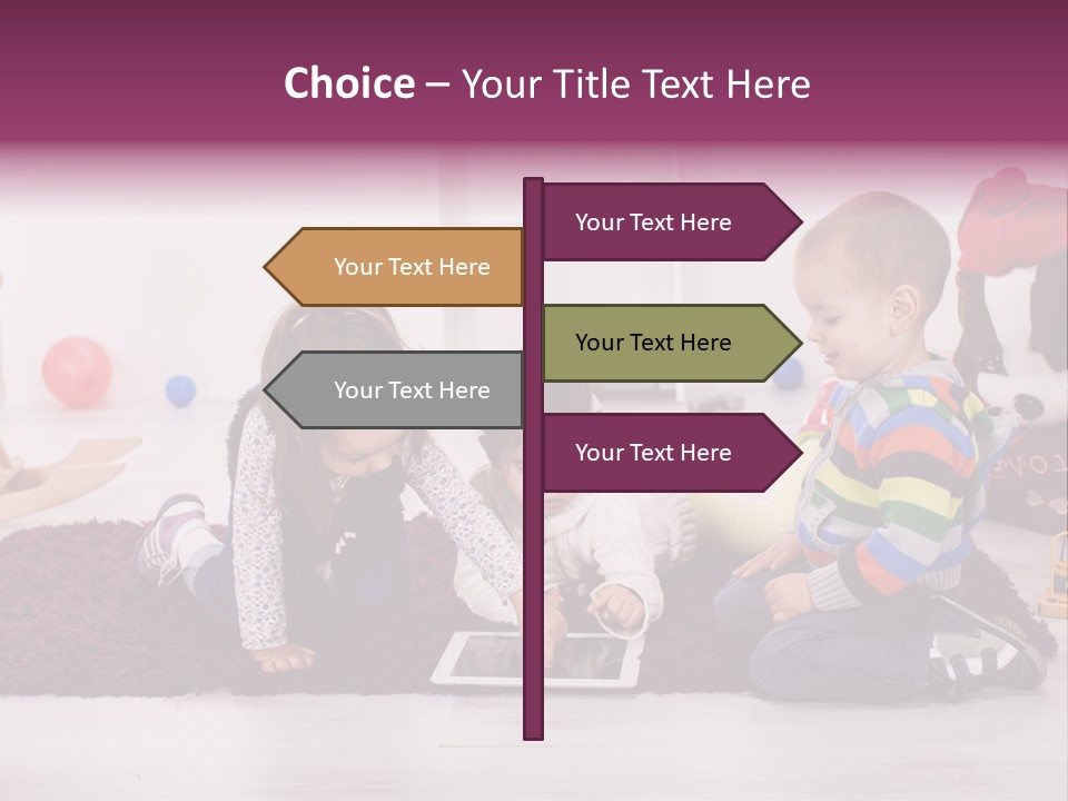 Tablet Talk Daycare PowerPoint Template