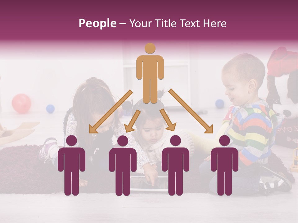 Tablet Talk Daycare PowerPoint Template