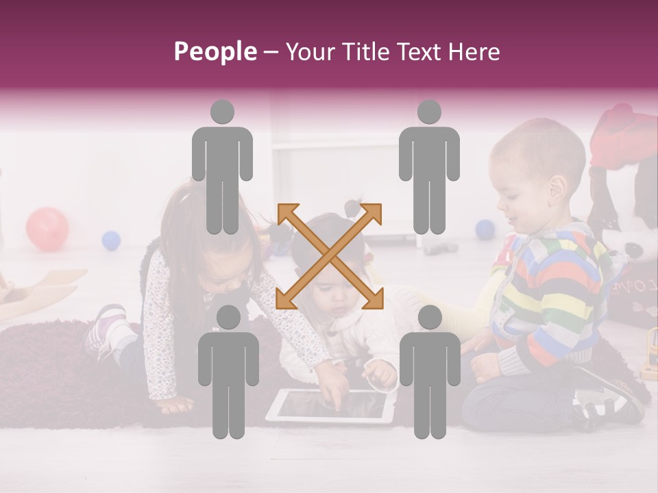 Tablet Talk Daycare PowerPoint Template