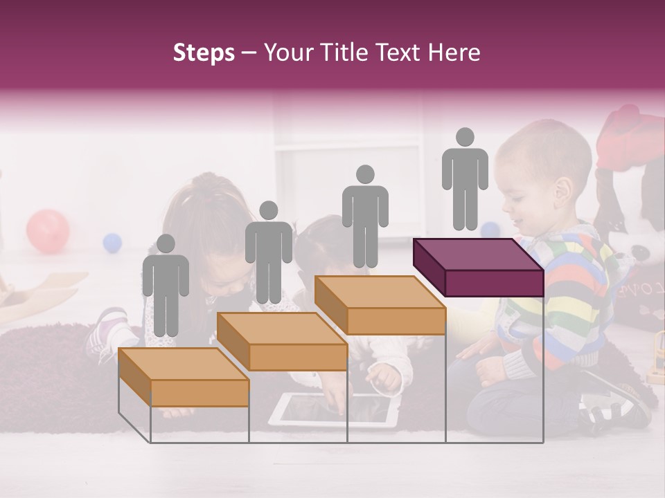Tablet Talk Daycare PowerPoint Template