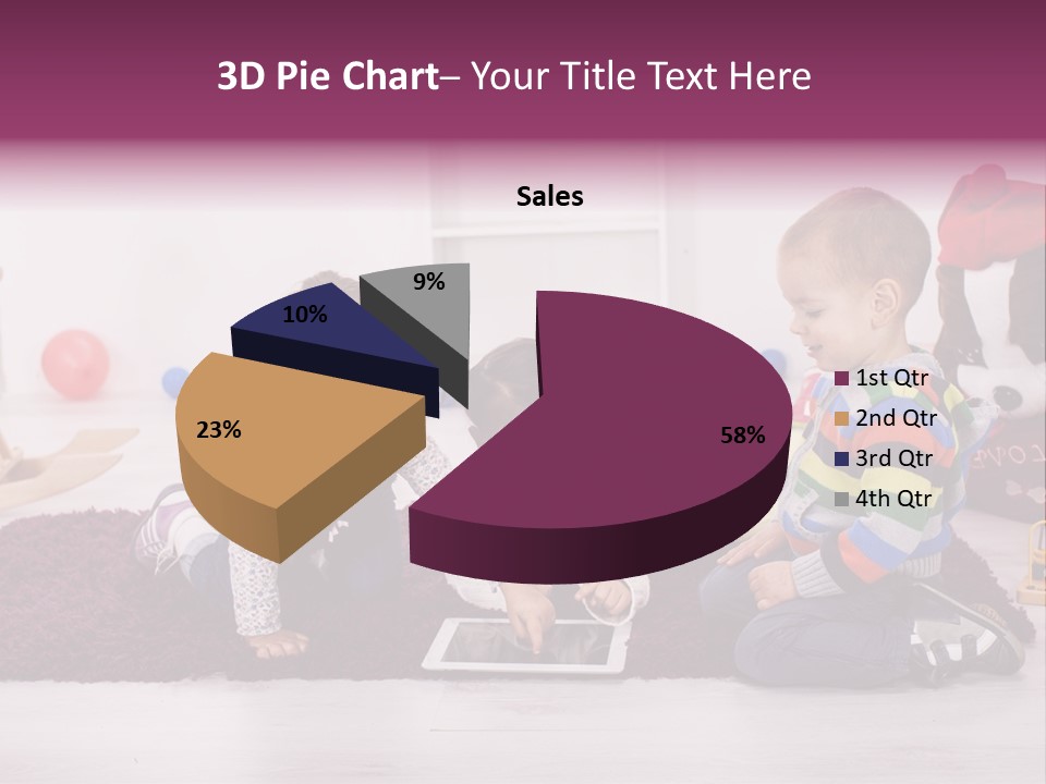 Tablet Talk Daycare PowerPoint Template