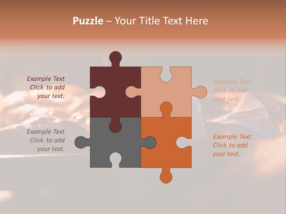 Preparation Appetizing Macro PowerPoint Template