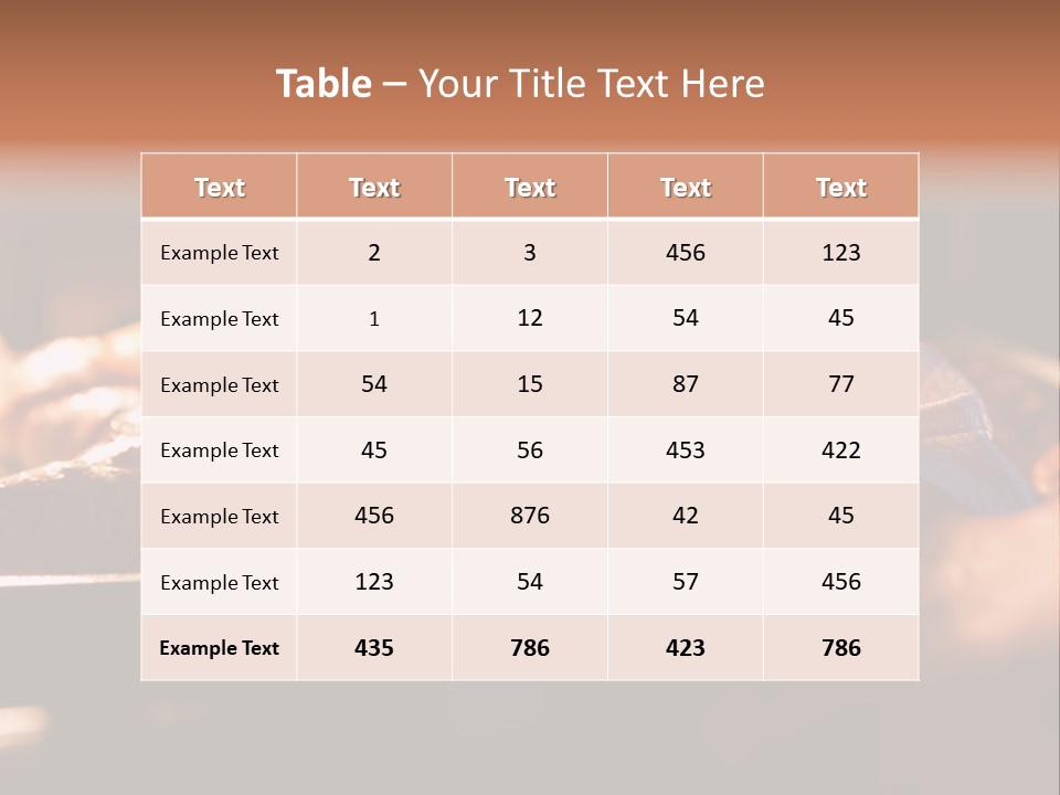 Preparation Appetizing Macro PowerPoint Template