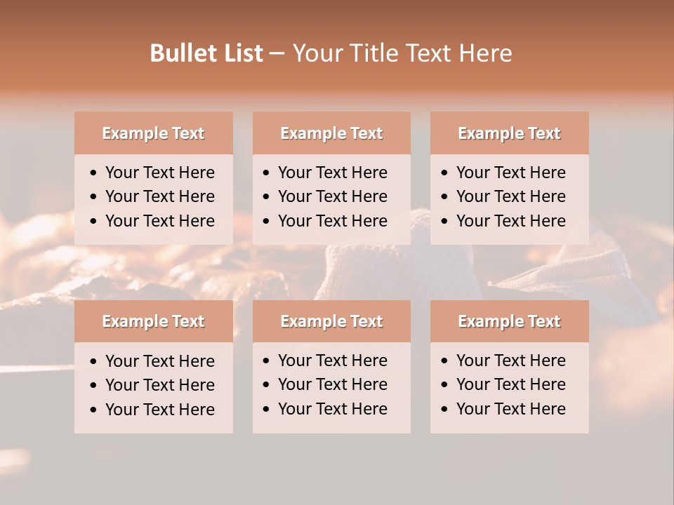 Preparation Appetizing Macro PowerPoint Template