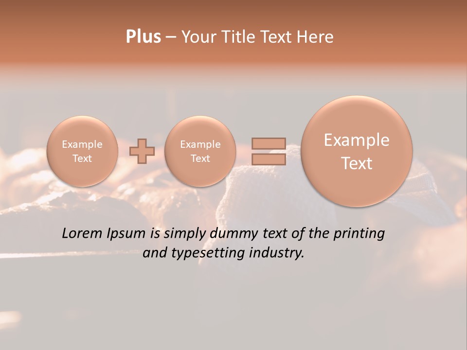 Preparation Appetizing Macro PowerPoint Template