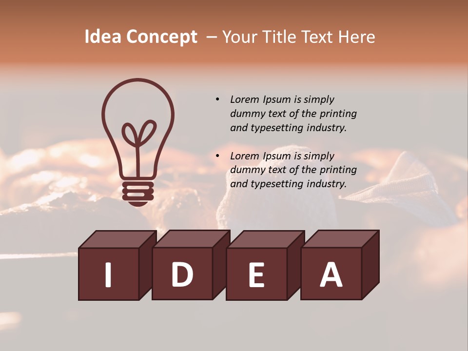 Preparation Appetizing Macro PowerPoint Template