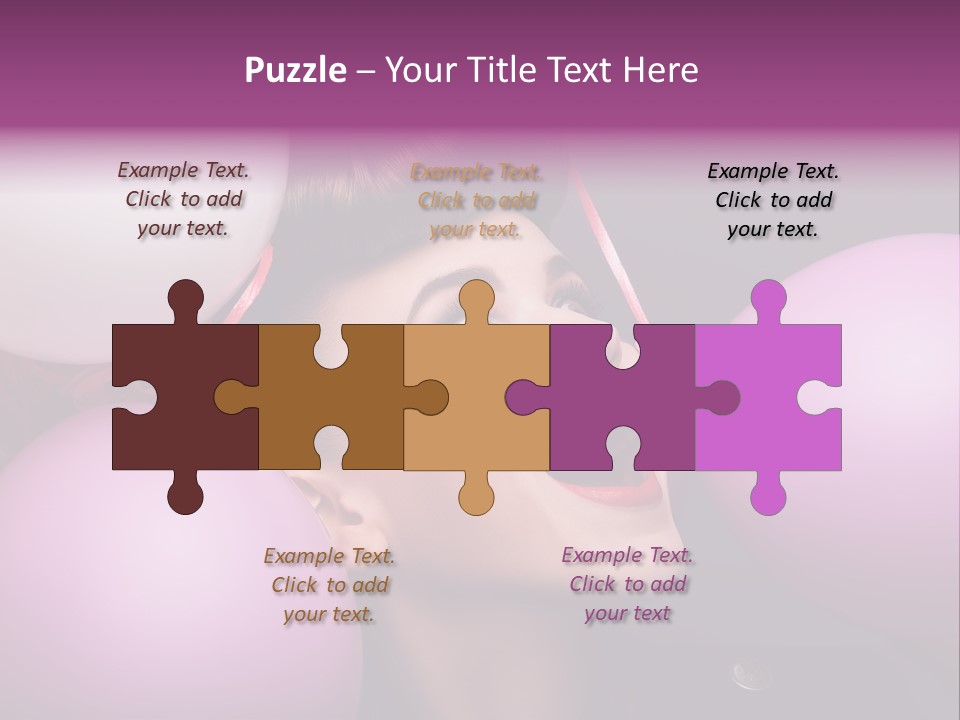 Pleasure Balloon Emotions PowerPoint Template