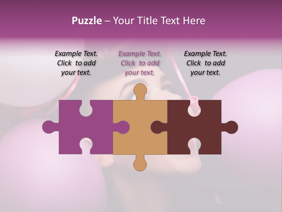 Pleasure Balloon Emotions PowerPoint Template