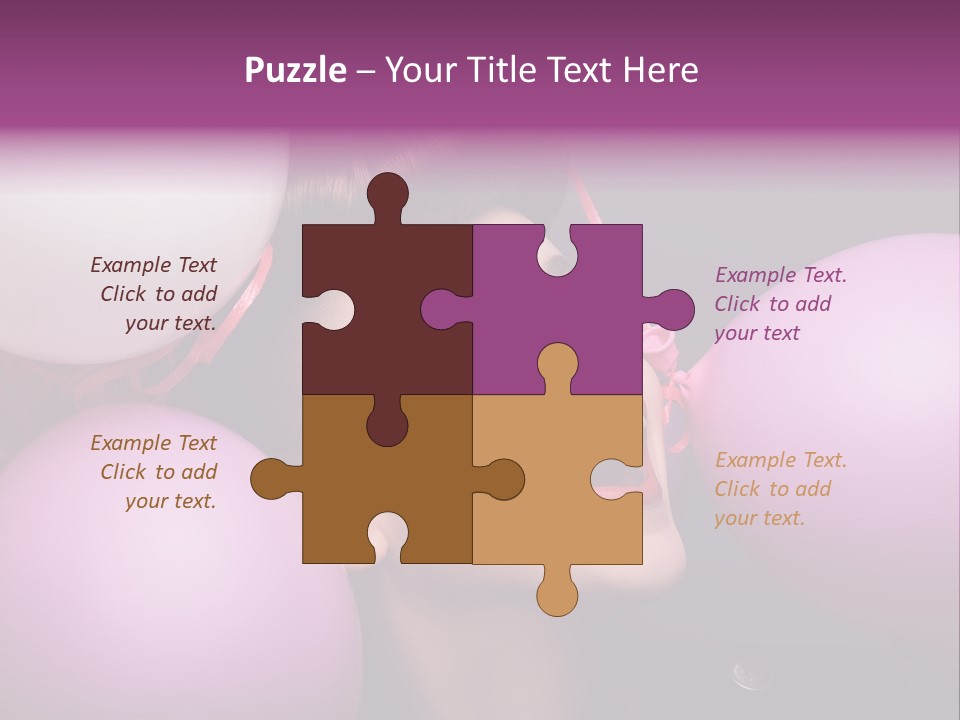 Pleasure Balloon Emotions PowerPoint Template