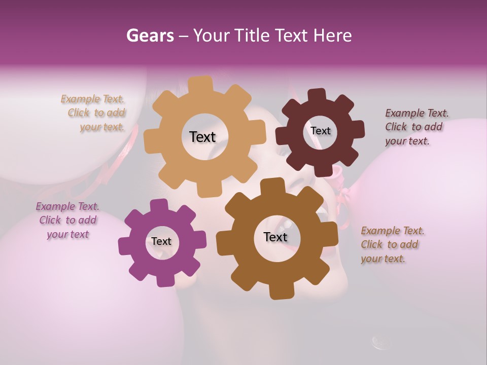 Pleasure Balloon Emotions PowerPoint Template