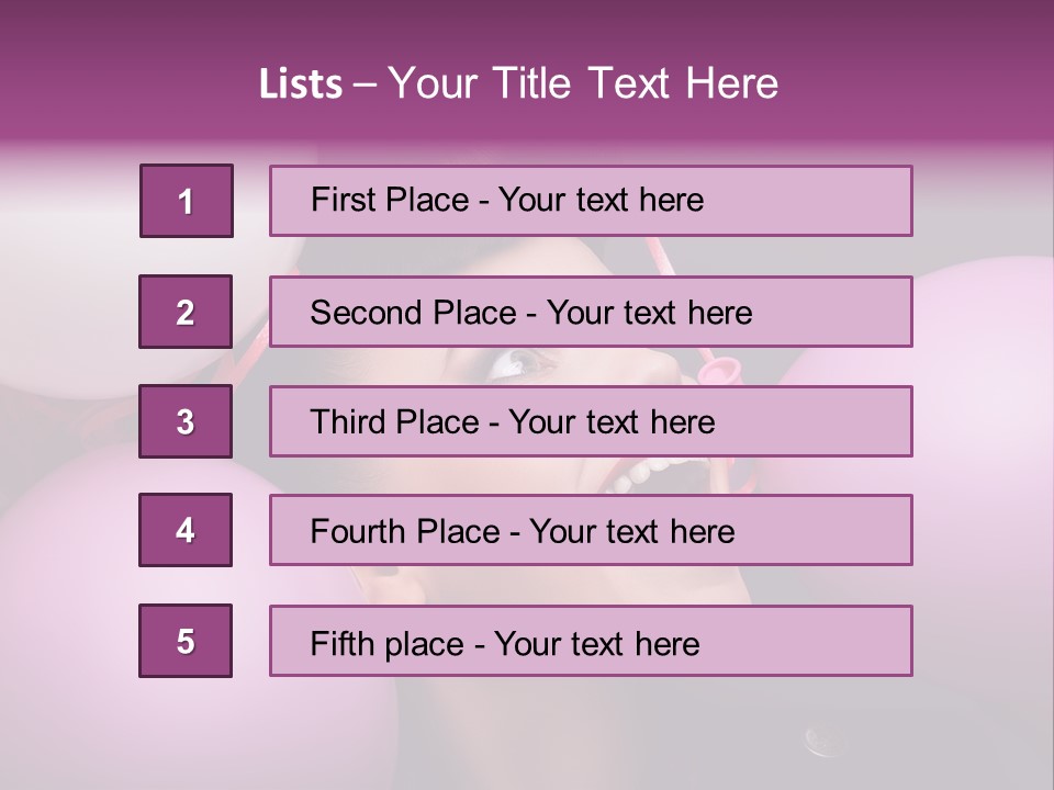 Pleasure Balloon Emotions PowerPoint Template