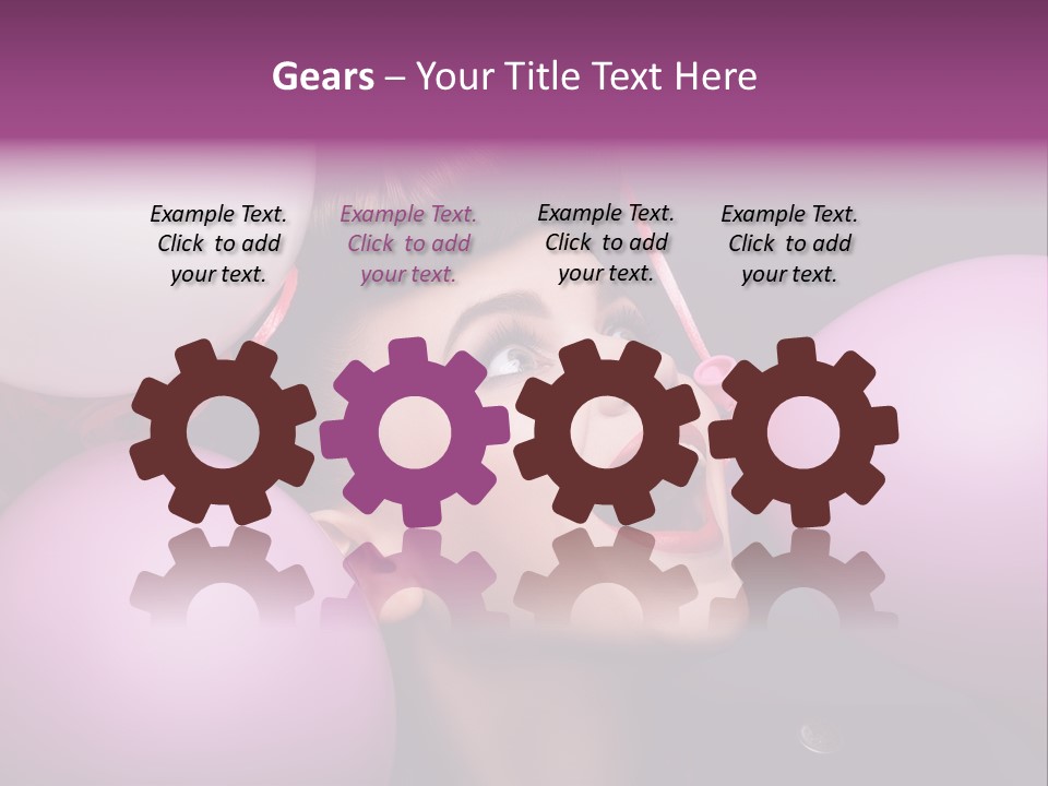 Pleasure Balloon Emotions PowerPoint Template