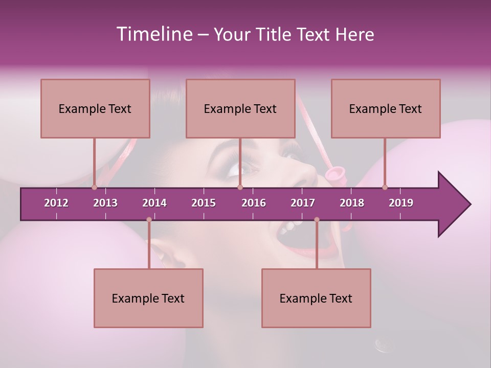 Pleasure Balloon Emotions PowerPoint Template