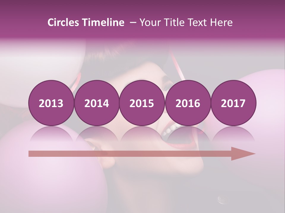 Pleasure Balloon Emotions PowerPoint Template