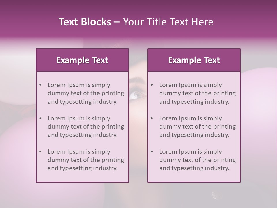 Pleasure Balloon Emotions PowerPoint Template