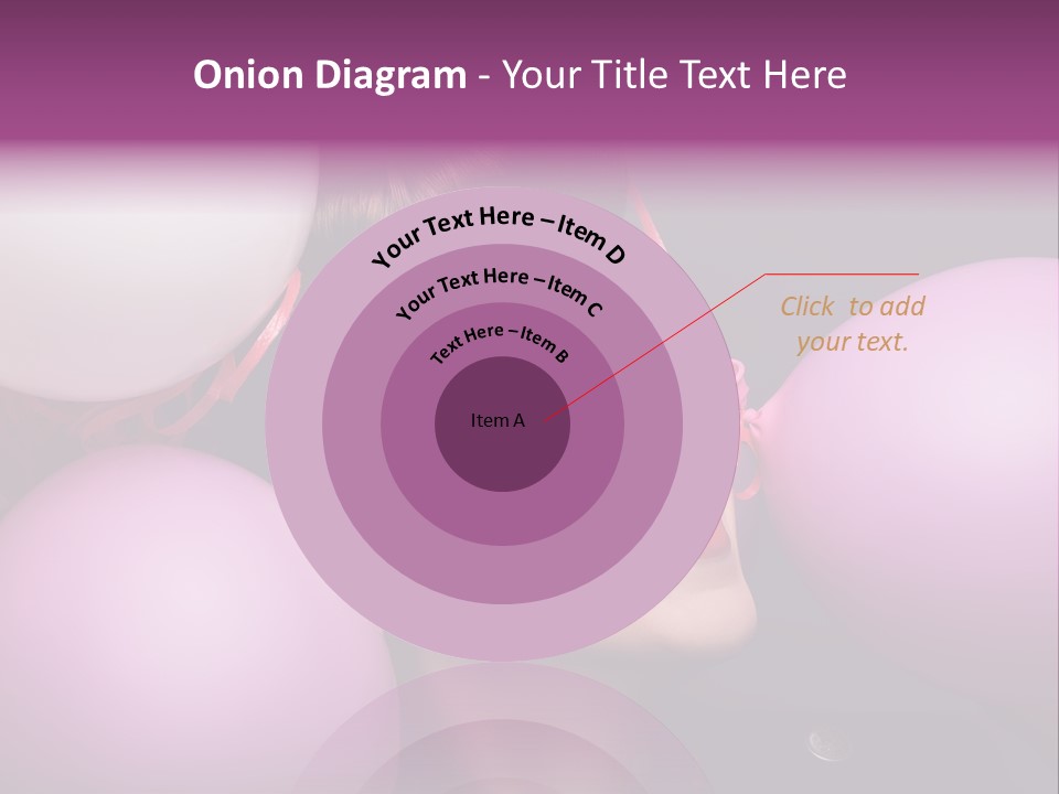 Pleasure Balloon Emotions PowerPoint Template