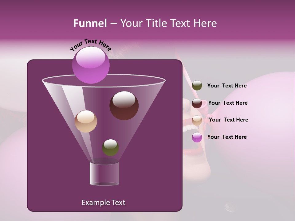 Pleasure Balloon Emotions PowerPoint Template