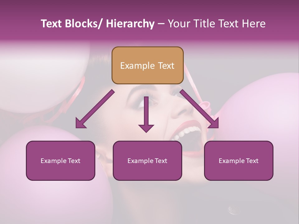 Pleasure Balloon Emotions PowerPoint Template