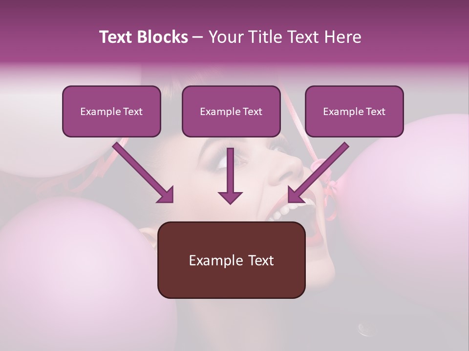 Pleasure Balloon Emotions PowerPoint Template