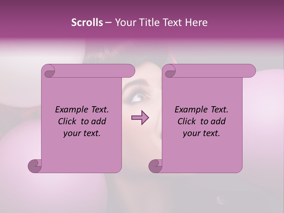 Pleasure Balloon Emotions PowerPoint Template