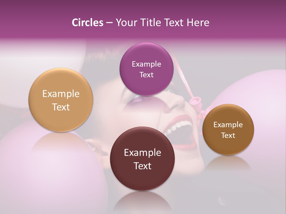 Pleasure Balloon Emotions PowerPoint Template