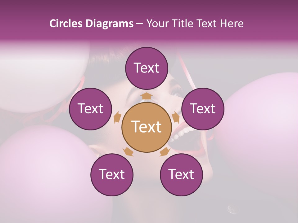 Pleasure Balloon Emotions PowerPoint Template