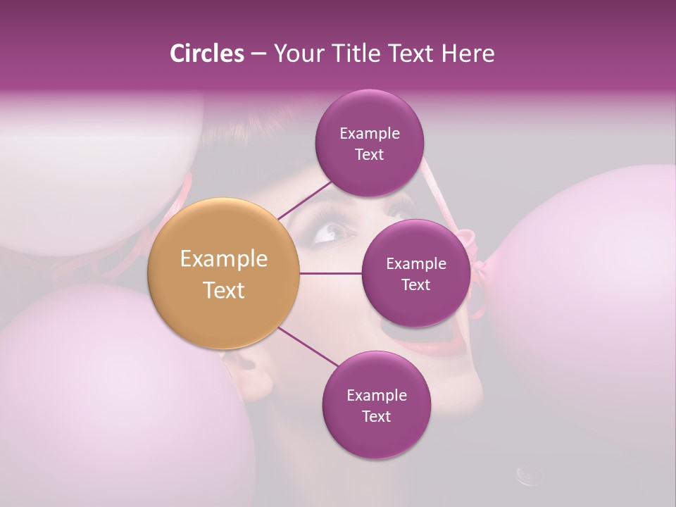 Pleasure Balloon Emotions PowerPoint Template