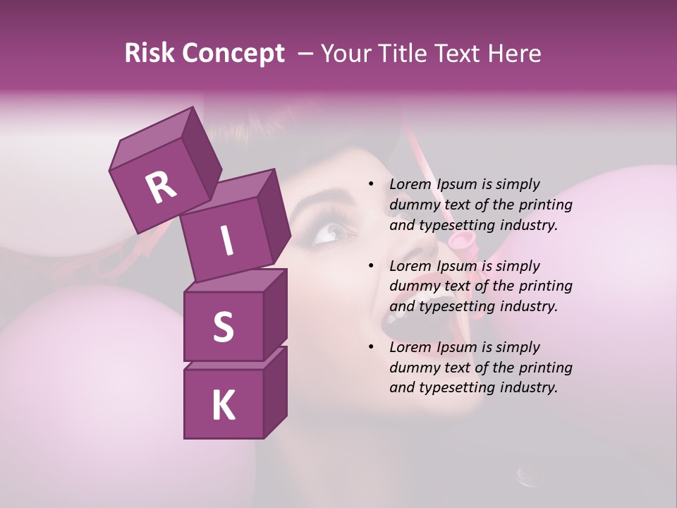 Pleasure Balloon Emotions PowerPoint Template